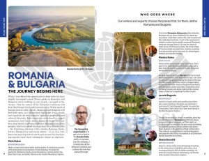 Rumunia i Bułgaria / Romania & Bulgaria. Przewodnik wydawnictwa Lonely Planet. Przykładowe strony 1