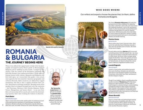 Rumunia i Bułgaria / Romania & Bulgaria. Przewodnik wydawnictwa Lonely Planet. Przykładowe strony 1