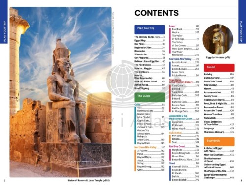 Egipt. przewodnik wydawnictwa Lonely Planet. Spis treści
