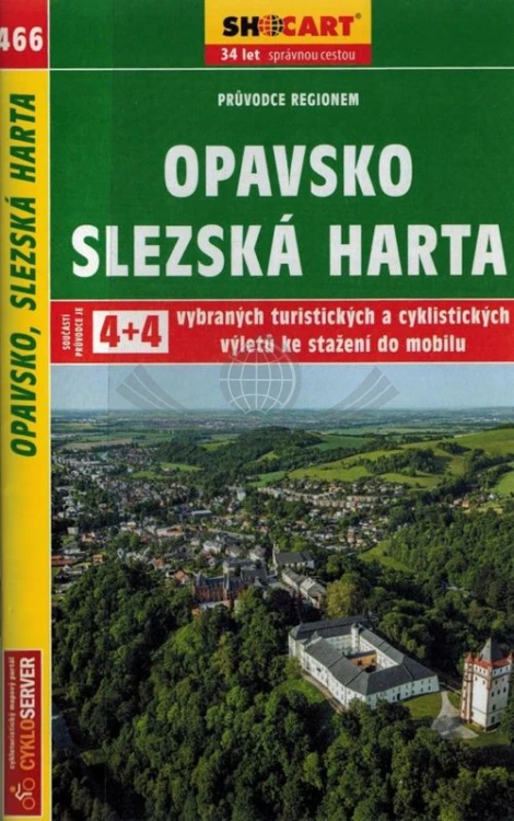 Opawa / Opavsko, Slezska Harta. Mapa turystyczna 466. Shocart. Okładka