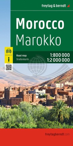 Maroko 1:800 000. Mapa samochodowo-turystyczna wydawnictwa Freytag &amp; Berndt. Okładka