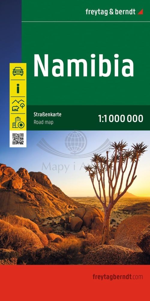 Namibia 1:1 000 000. Mapa samochodowo-turystyczna. Wyd. 2026. Freytag & Berndt