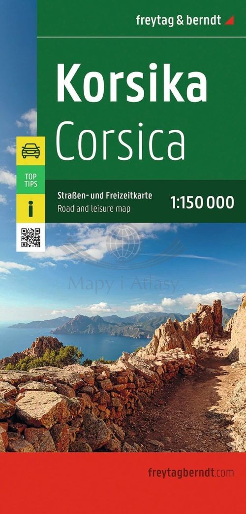 Korsyka 1:150 000. Mapa samochodowo-turystyczna. Wyd. 2026. Freytag & Berndt