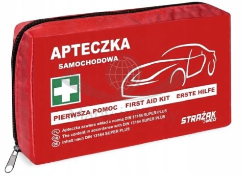 Apteczka samochodowa DIN 13164 PLUS + ustnik