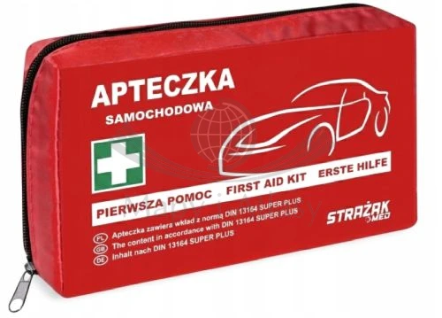 Apteczka samochodowa DIN 13164 PLUS + ustnik