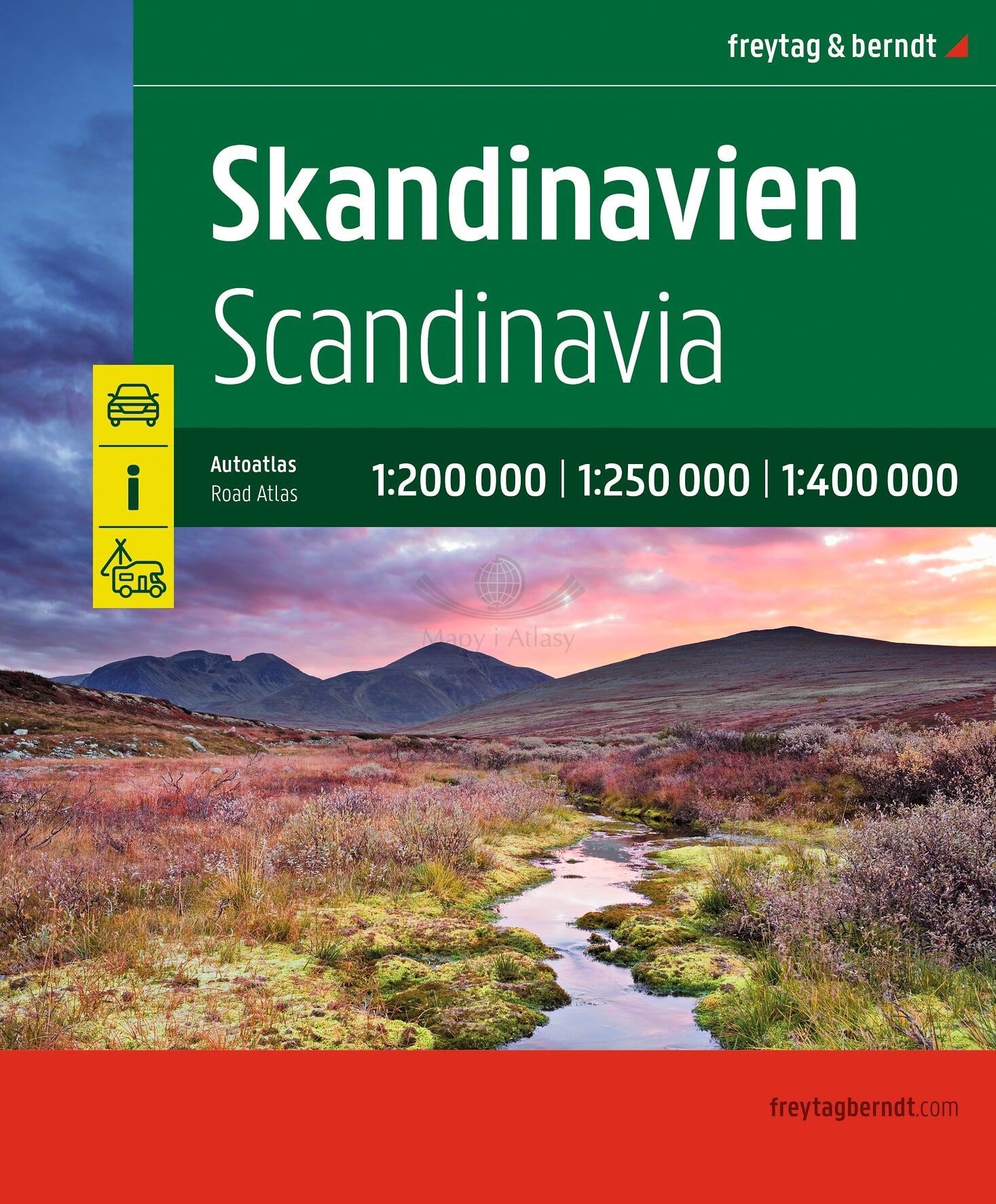 Skandynawia. Atlas samochodowo-turystyczny. Wyd. 2026. Freytag & Berndt