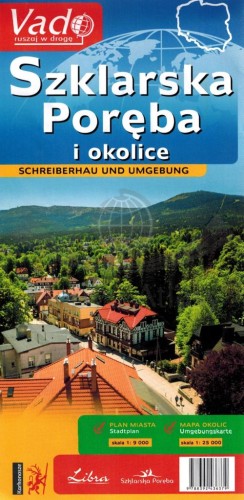 Szklarska Poręba i okolice 1:9 000 / 1:25 000. Mapa turystyczna wydawnictwa Libra. Okładka