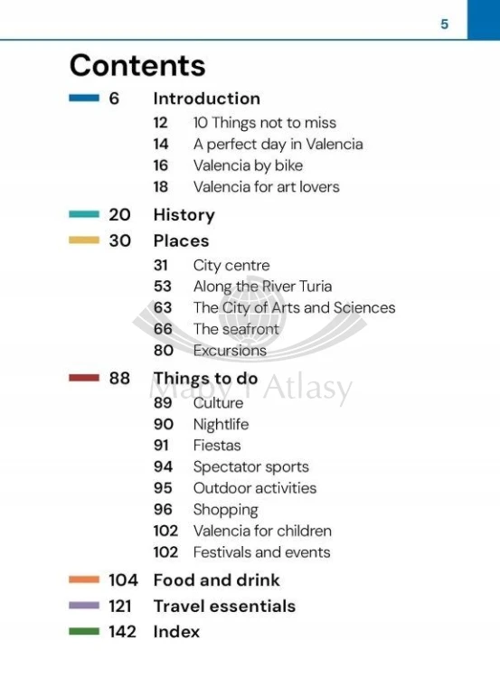 Wakencja. Przewodnik turystyczny wydawnictwa Rough Guides. Spis treści