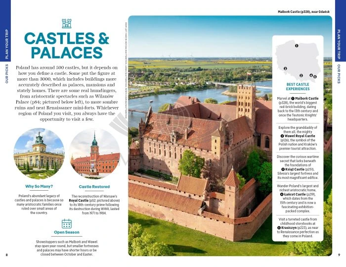 Polska / Poland. Przewodnik wydawnictwa Lonely Planet. Przykładowe strony 2