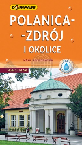 Polanica-Zdrój 1:18 000. Laminowana mapa kieszonkowa / Plan miasta wydawnictwa Compass. Okładka