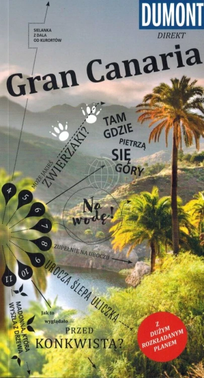 Gran Canaria. Przewodnik z mapą wydawnictwa Dumont. Okładka