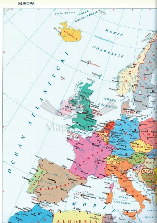 Atlas geograficzny dla klas 5-8 szkoły podstawowej. Nowa podstawa programowa. Wydawnictwo: Nowa Era. Przykładowa strona 4