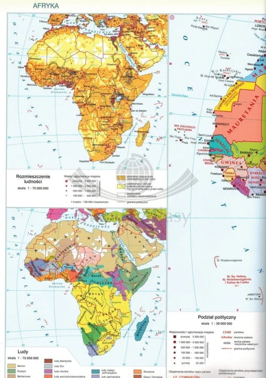 Atlas geograficzny dla klas 5-8 szkoły podstawowej. Nowa podstawa programowa. Wydawnictwo: Nowa Era. Przykładowa strona 5