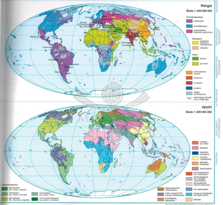 Atlas geograficzny dla liceum ogólnokształcącego i technikum wydawnictwa Nowa Era. Fragment 2