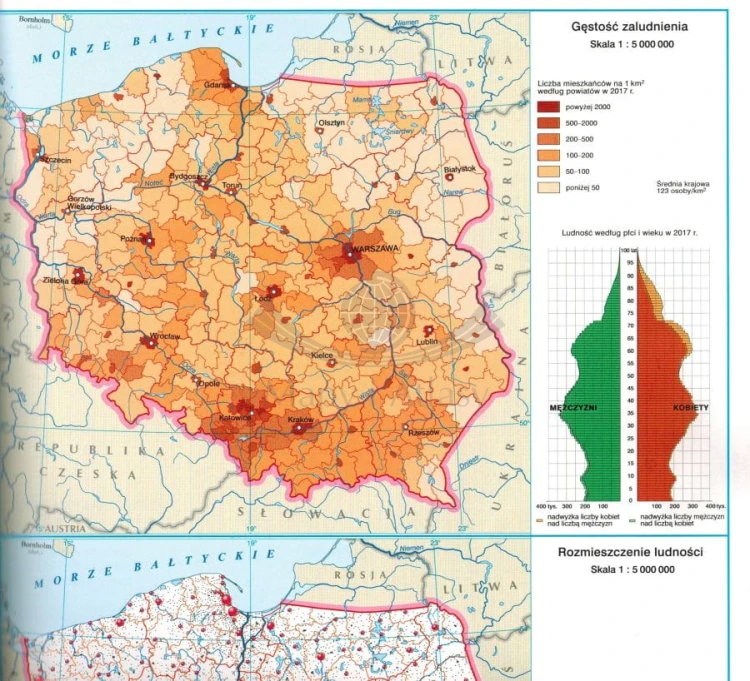 Atlas geograficzny dla liceum ogólnokształcącego i technikum wydawnictwa Nowa Era. Fragment 5