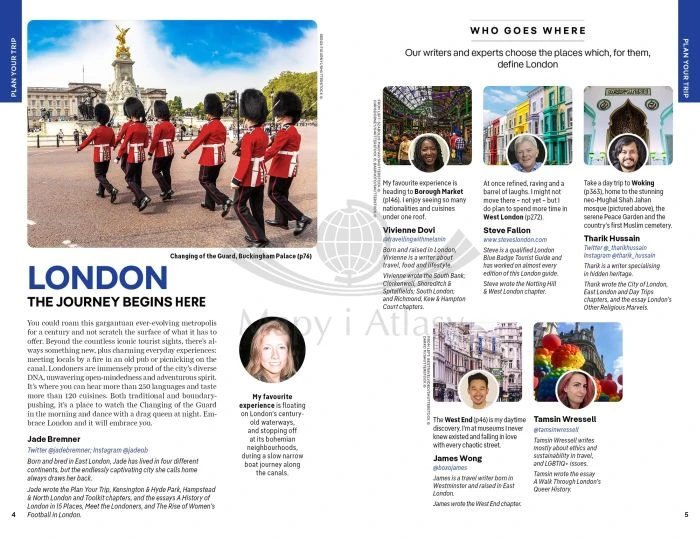Londyn / London. Przewodnik wydawnictwa Lonely Planet. Przykładowe strony 1