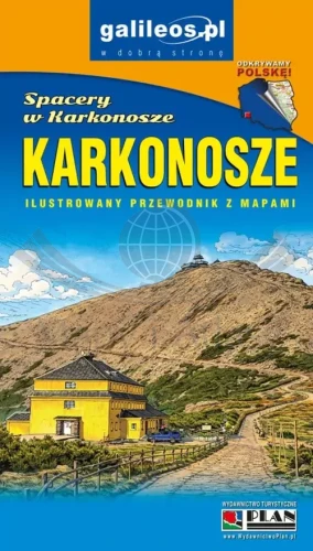 Karkonosze. Ilustrowany przewodnik z mapami wydawnictwa Galileos. Okładka