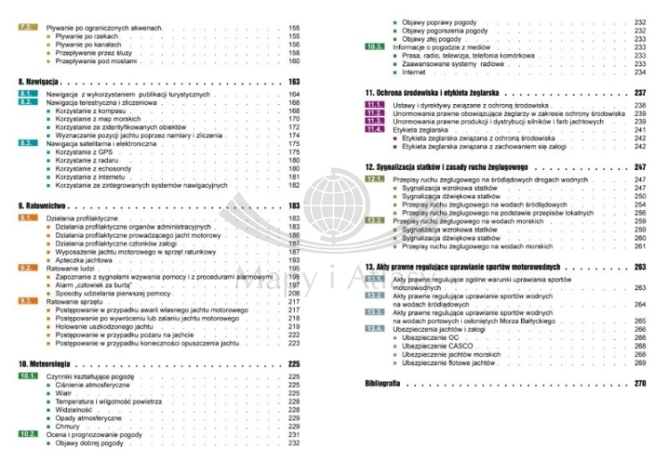 Sternik motorowodny. Podręcznik wydawnictwa Almapress. Spis treści 2