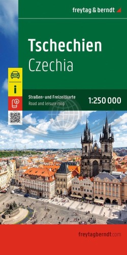 Czechy 1:250 000. Mapa samochodowo-turystyczna wydawnictwa Freytag & Berndt. Okładka