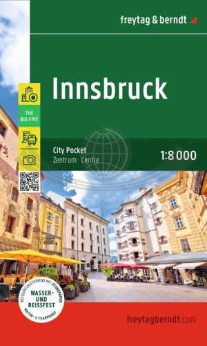 Innsbruck 1:8 000. Mapa / Plan miasta wydawnictwa Freytag & Berndt. Okładka