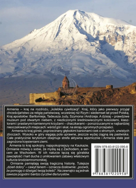 Armenia. Przewodnik wydawnictwa Rewasz. Okładka - tył
