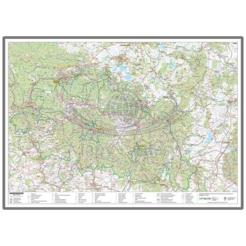 Karkonosze Polskie i Czeskie, Rudawy Janowickie. Mapa turystyczna. Wersja magnetyczna
