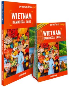 Wietnam, Kambodża, Laos. Przewodnik light + laminowana mapa. ExpressMap. Okładka