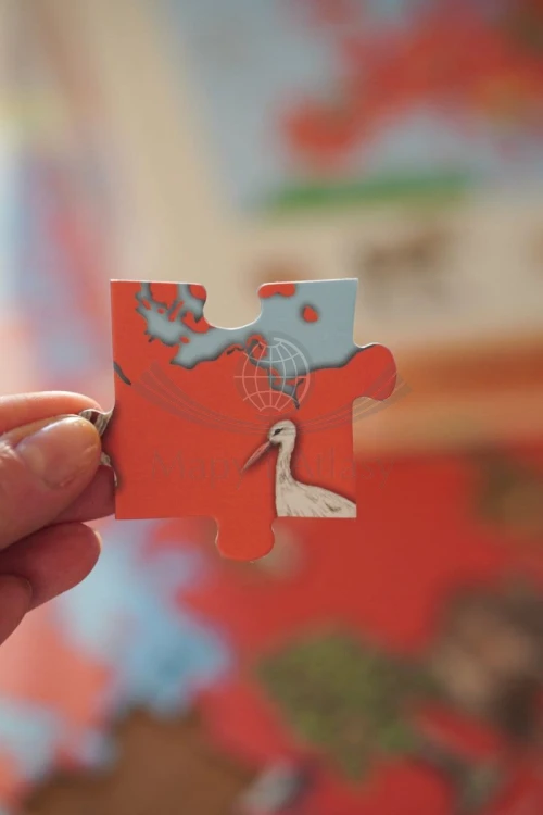 Puzzle edukacyjne Afryka wydawnictwa  Mama Maluje. Przykładowe zdjęcie 1