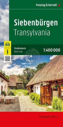 Rumunia północno-zachodnia / Transylwania. Mapa samochodowo-turystyczna wydawnictwa Freytag & Berndt. Okładka