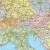 Europa polityczna 1:3 500 000. Mapa samochodowa wydawnictwa Freytag & Berndt. Fragment 1