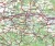 Pogórze Strzyżowskie. Jasło, Krosno, Dukla. Laminowana mapa turystyczna wydawnictwa Compass. Zasięg