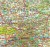 Polska 1:700 000. Laminowana mapa samochodowa wydawnictwa Gauss. Fragment 2