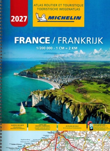 Francja 1:200 000. Atlas samochodowy wydawnictwa Michelin. Okładka