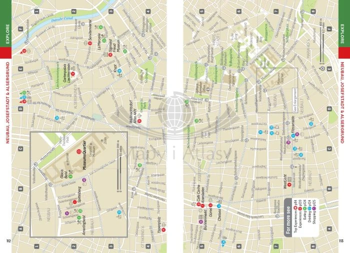 Wiedeń / Vienna. Przewodnik Pocket z mapą wydawnictwa Lonely Planet. Fragment 6