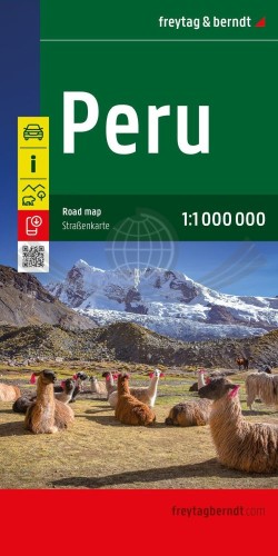 Peru 1:1 000 000. Mapa samochodowo-turystyczna wydawnictwa Freytag & Berndt. Okładka