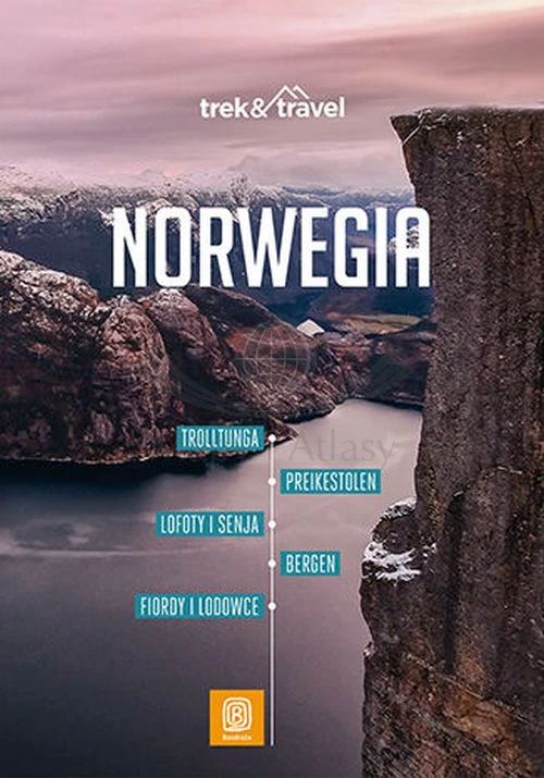 Norwegia przewodnik trek&travel bezdroża Okładka