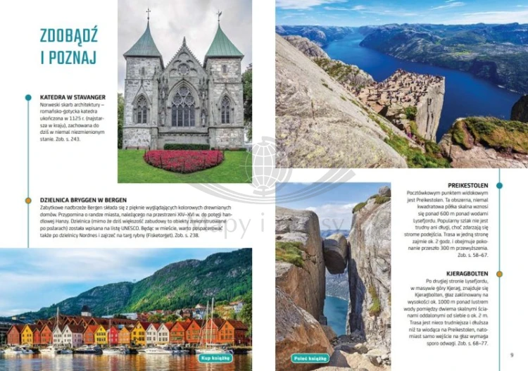 Norwegia przewodnik trek&travel bezdroża Przykładowe strony 1