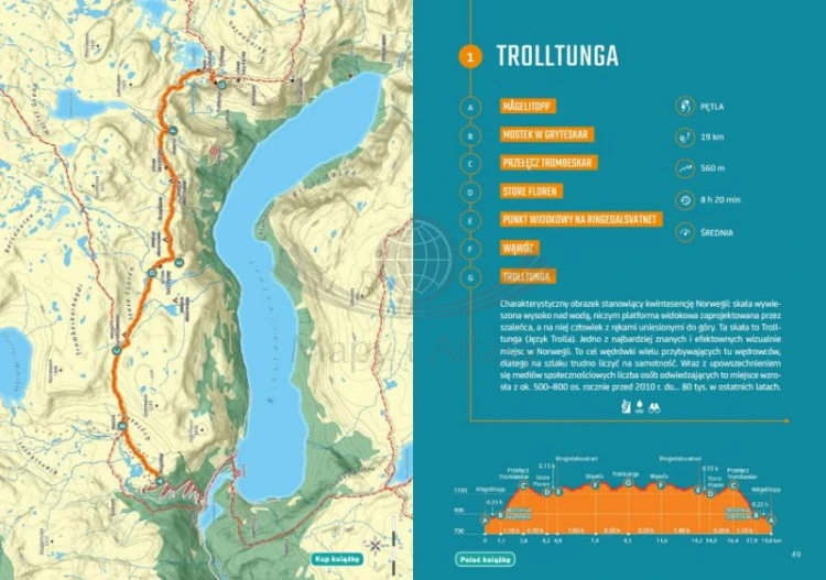 Norwegia przewodnik trek&travel bezdroża Przykładowe strony 2