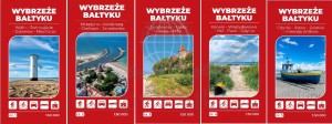 Wybrzeże Bałtyku. Zestaw 5 map turystycznych wydawnictwa ArtGlob. Komplet