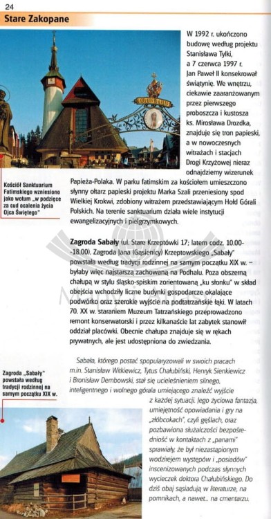 Zakopane i Tatry polskie. Przewodnik z mapami wydawnictwa Gauss. Przykładowa strona 1