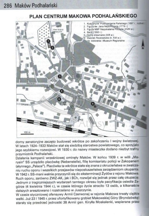 Beskid Myślenicki (Makowski). Przewodnik wydawnictwa Rewasz. Przykładowa strona 4