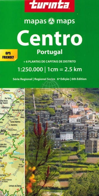 Portugalia, część środkowa 1:250 000. Mapa samochodowo-turystyczna SR2. Turinta