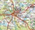 Województwo warmińsko-mazurskie / Warmia i Mazury. Mapa administracyjno-turystyczna wydawnictwa BiK. Fragment 1