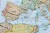 Europa. Mapa polityczna i fizyczna. Podkładka na biurko. Fragment 12