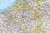 Francja, Belgia, Holandia, Anglia, Walia 1:1 953 000. Mapa polityczna w ramie drewnianej. Wydawnictwo: National Geographic. Fragment 1