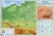Polska. Mapa fizyczna i administracyjna. Podkładka na biurko. Pierwsza strona