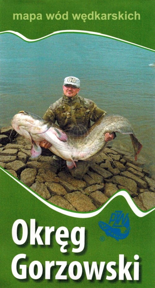 Okręg Gorzowski. Mapa wód wędkarskich. BiK