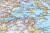Afryka. Mapa polityczna w ramie drewnianej. Wydawnictwo: National Geographic. Fragment 10