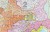 Austria 1:620 000. Mapa kodowa w wersji do wpinania wydawnictwa Stiefel. Fragment 1