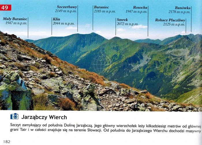 Tatry. Nowe spojrzenie na góry. Panoramy wydawnictwa ExpressMap. Przykładowa strona 2